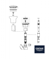 EMPUÑADURA COMPLETA MOEN GROHE